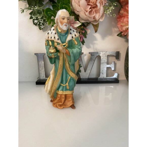 Melchior 1989 Franklin Mint‎ Nativity Collection Gianni Benvenuti Mint Vintage - Picture 1 of 16